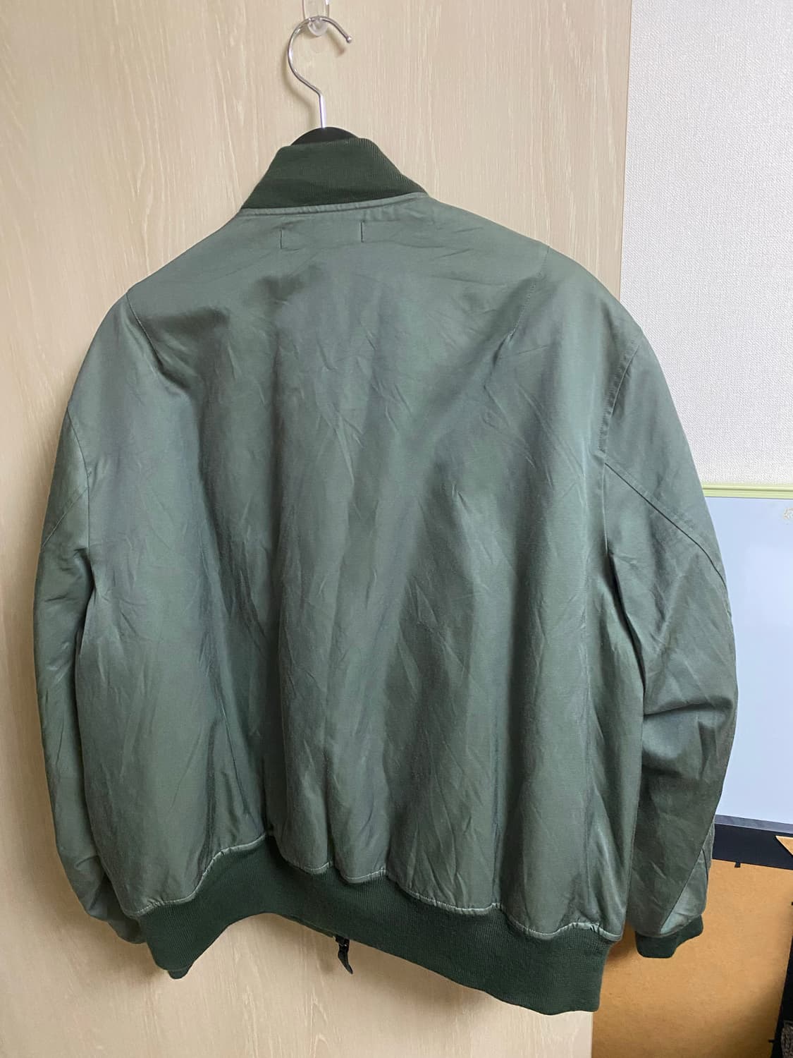 아프레쎄 에크루 별주 빈티지 실크 ma-1 3사이즈 상품이미지2