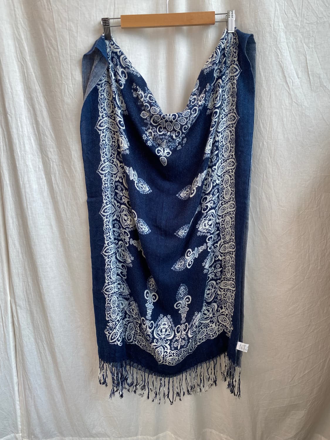 블루 에스닉 머플러 상품이미지3