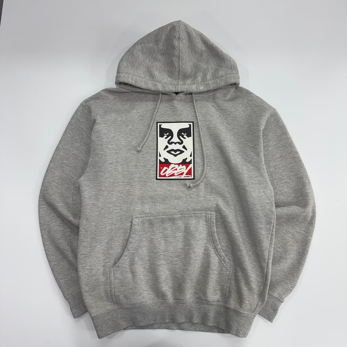 Obey 오베이 백포인트 그레이 후드티 상품이미지4