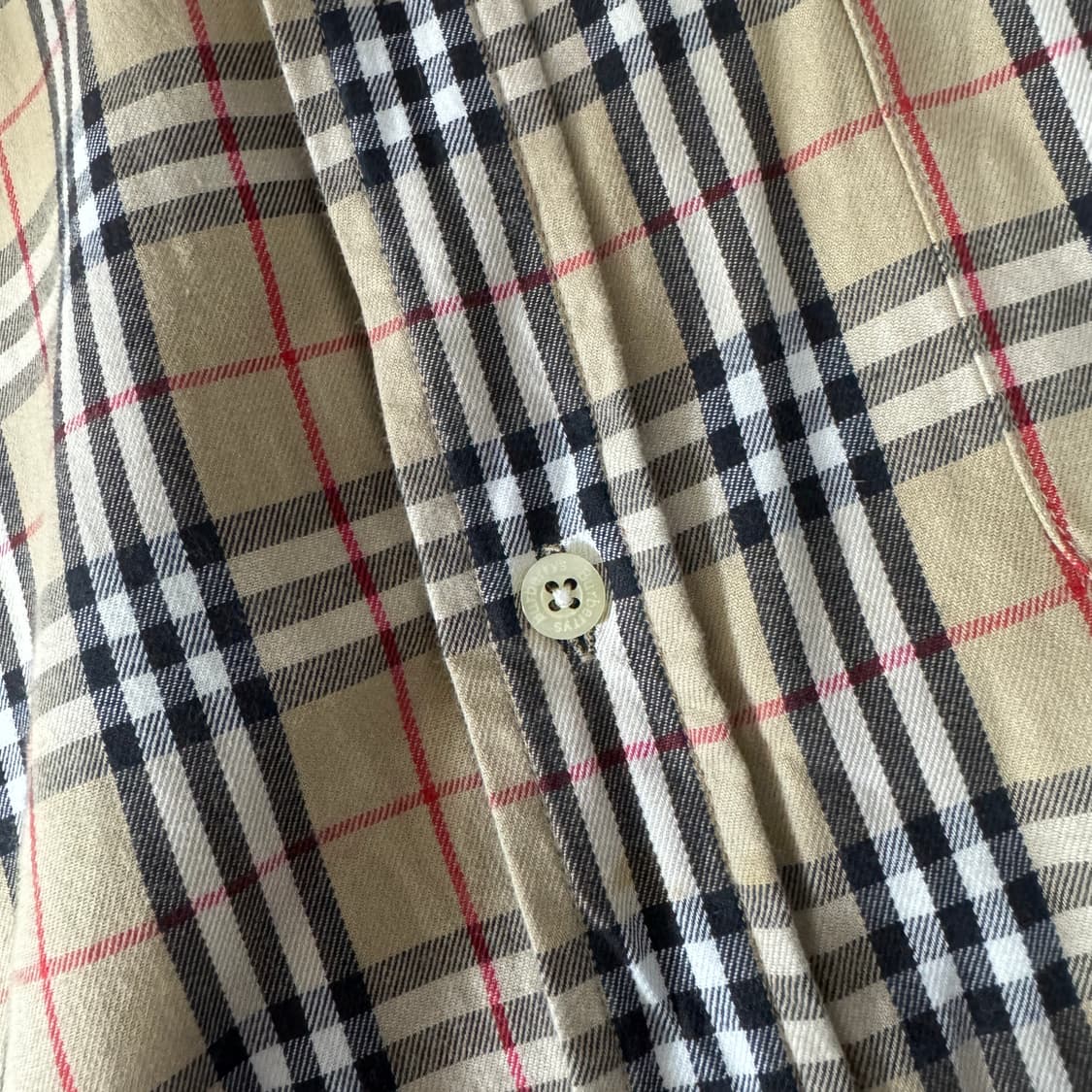 90s 버버리 체크남방 XL사이즈 상품이미지4