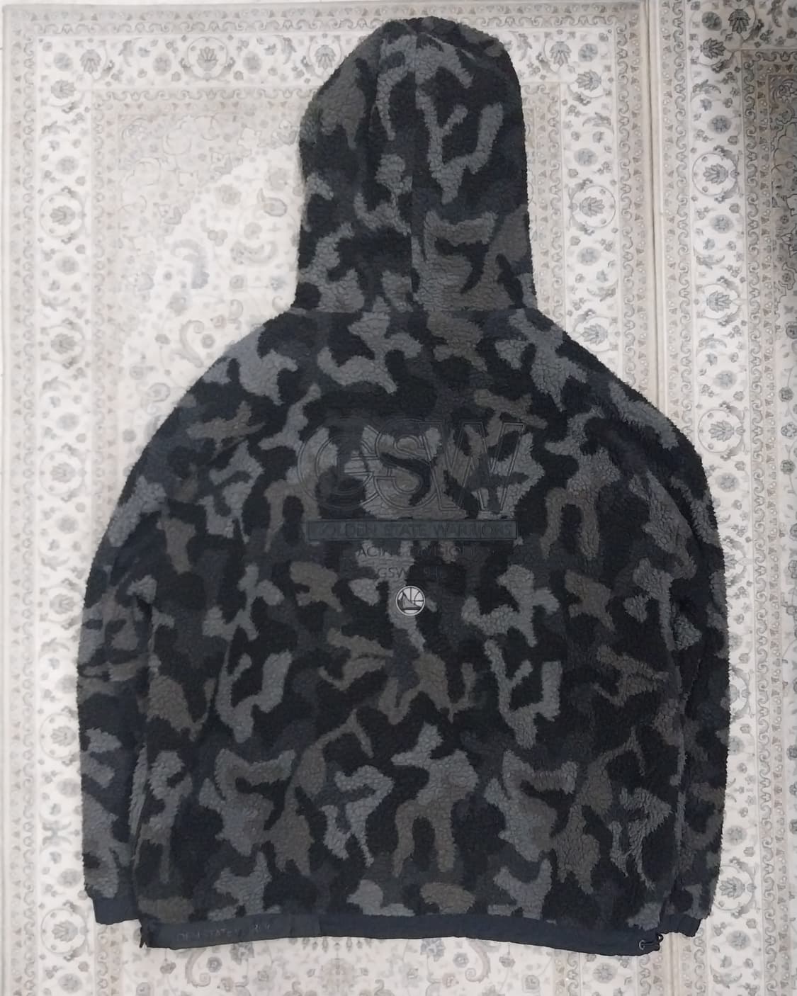 NBA 골든스테이트 워리어스 카모 플리스 후드티 XL 상품이미지2