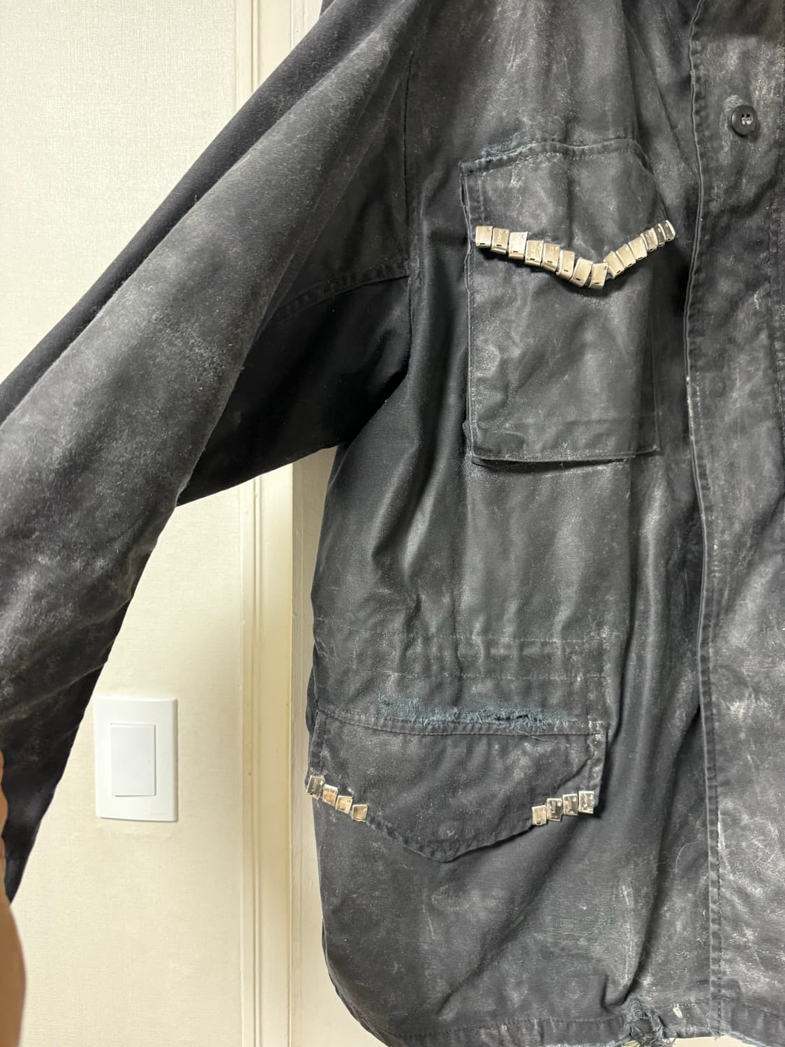 알파인더스트리 왁싱 bic 라이터캡 장식 디스트로이드 m65필드자켓 상품이미지4