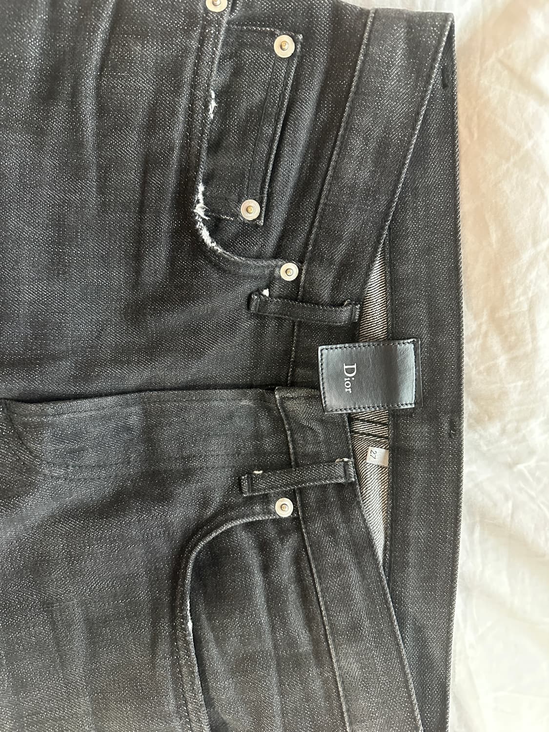 Dior homme aw07 블랙데님 상품이미지3