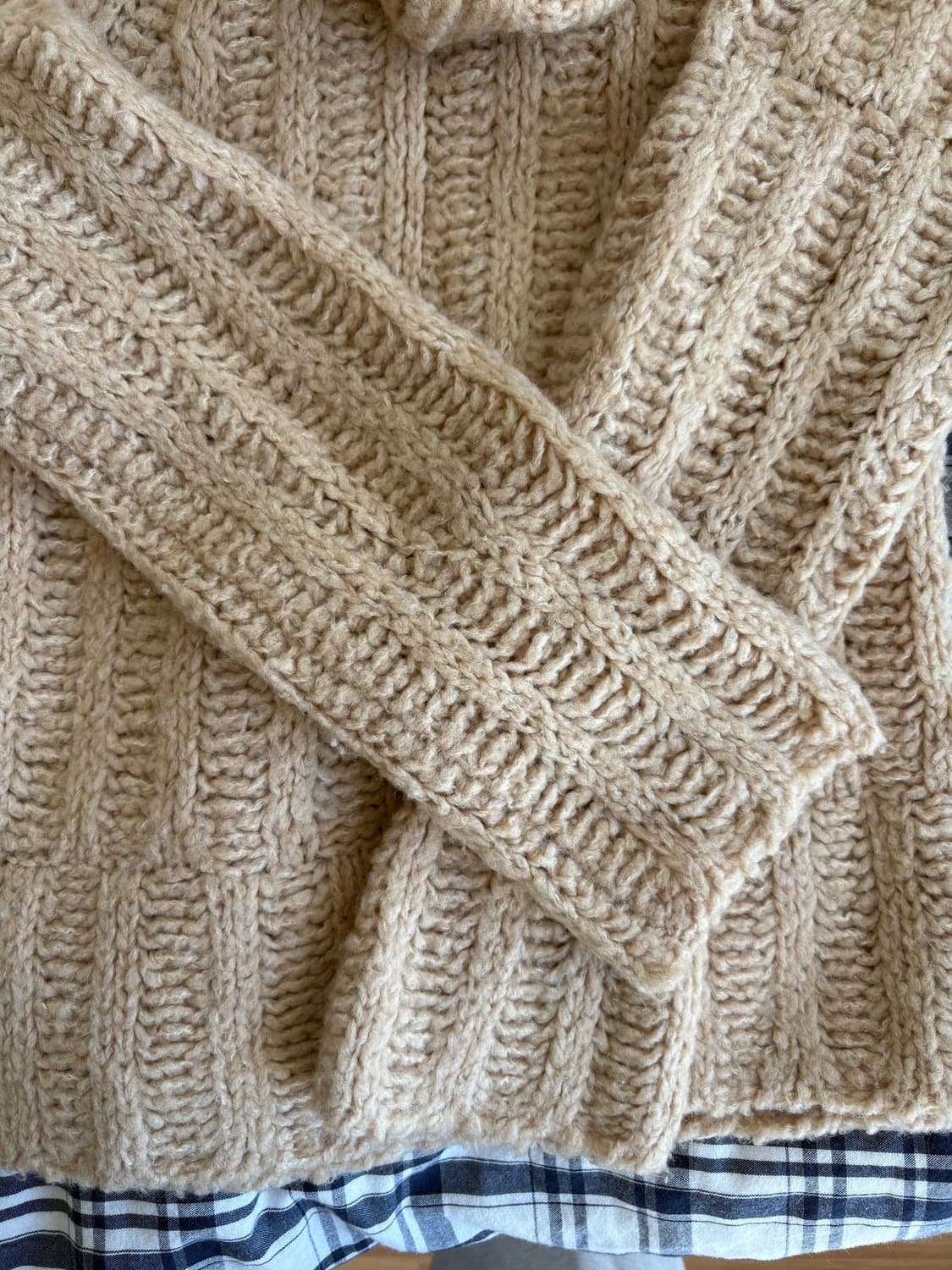 질샌더 목폴라 스웨터 베이지 상품이미지5