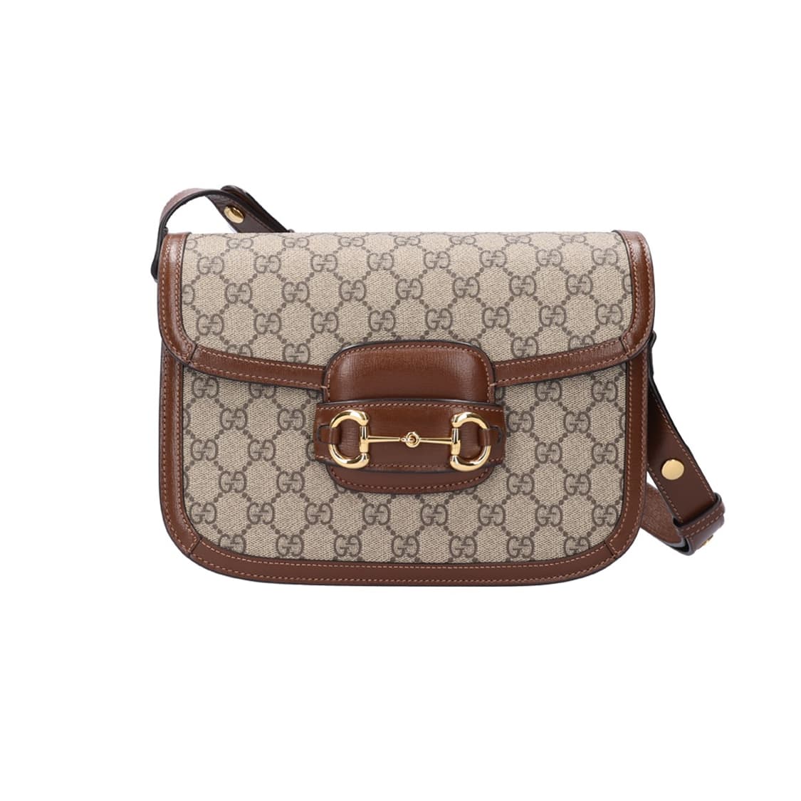 구찌 602204 홀스빗 1955 미디움 숄더백 레더 브라운 상품이미지1