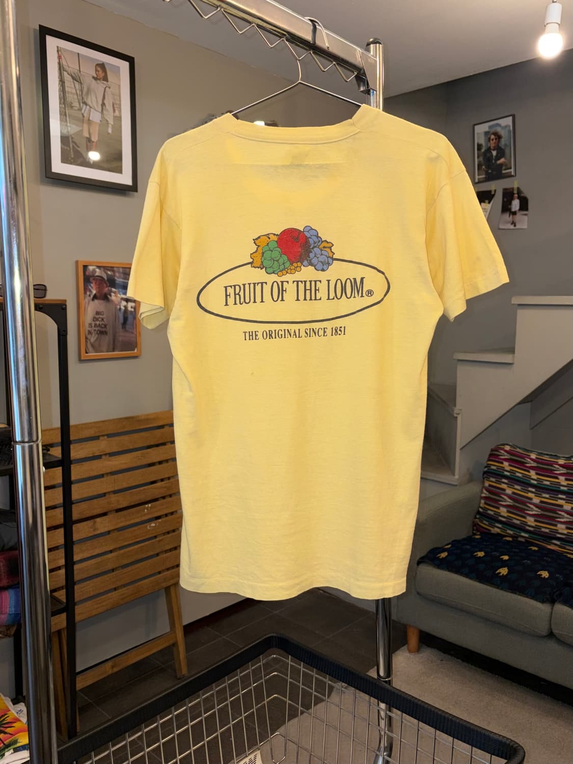 70’s Fruit of the loom logo print single 상품이미지8