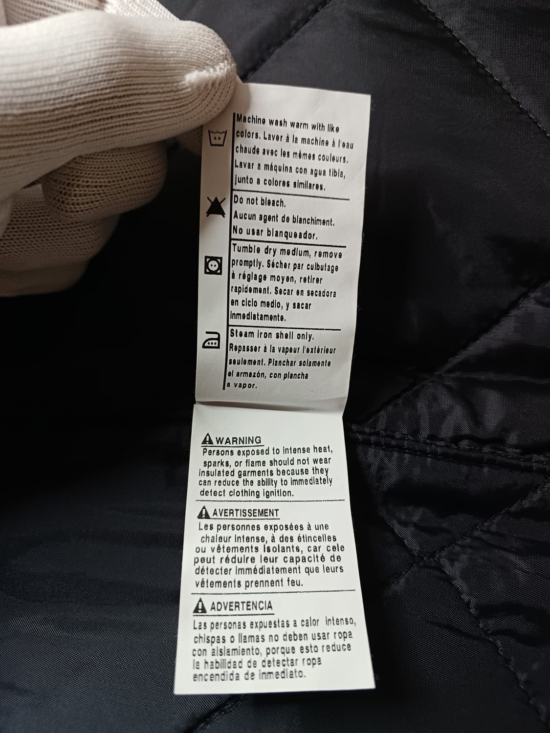 칼하트 carhartt - 브라운 캔버스 퀄팅 베스트 (국내100) 상품이미지9