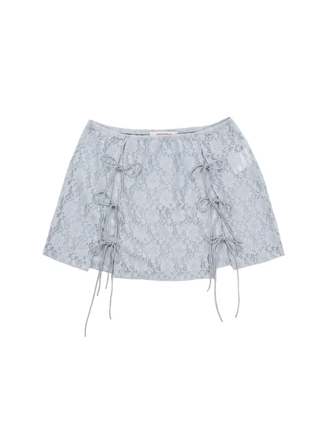 Setupexe LACE LAYERED SKIRT / white 상품이미지1