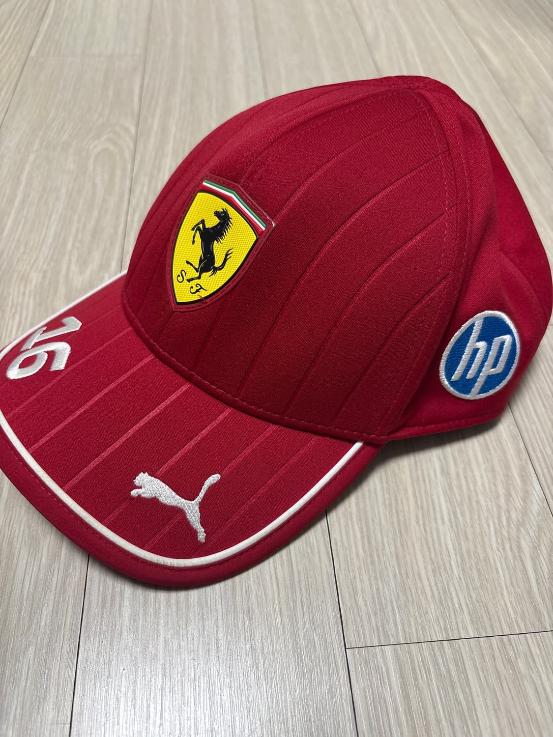 푸마 페라리 한정판 F1 스쿠데리아 레이싱 르끌레르 16번 캡모자 상품이미지4