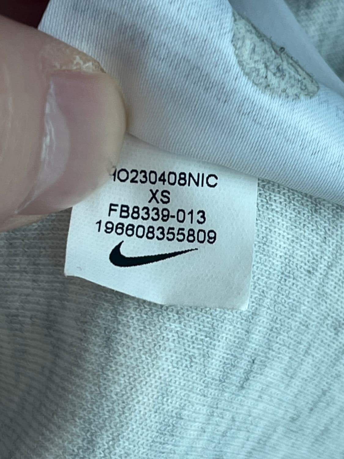 나이키 NSW 테크팩 윈드러너 후드집업 라이트 그레이 [XS]  상품이미지6