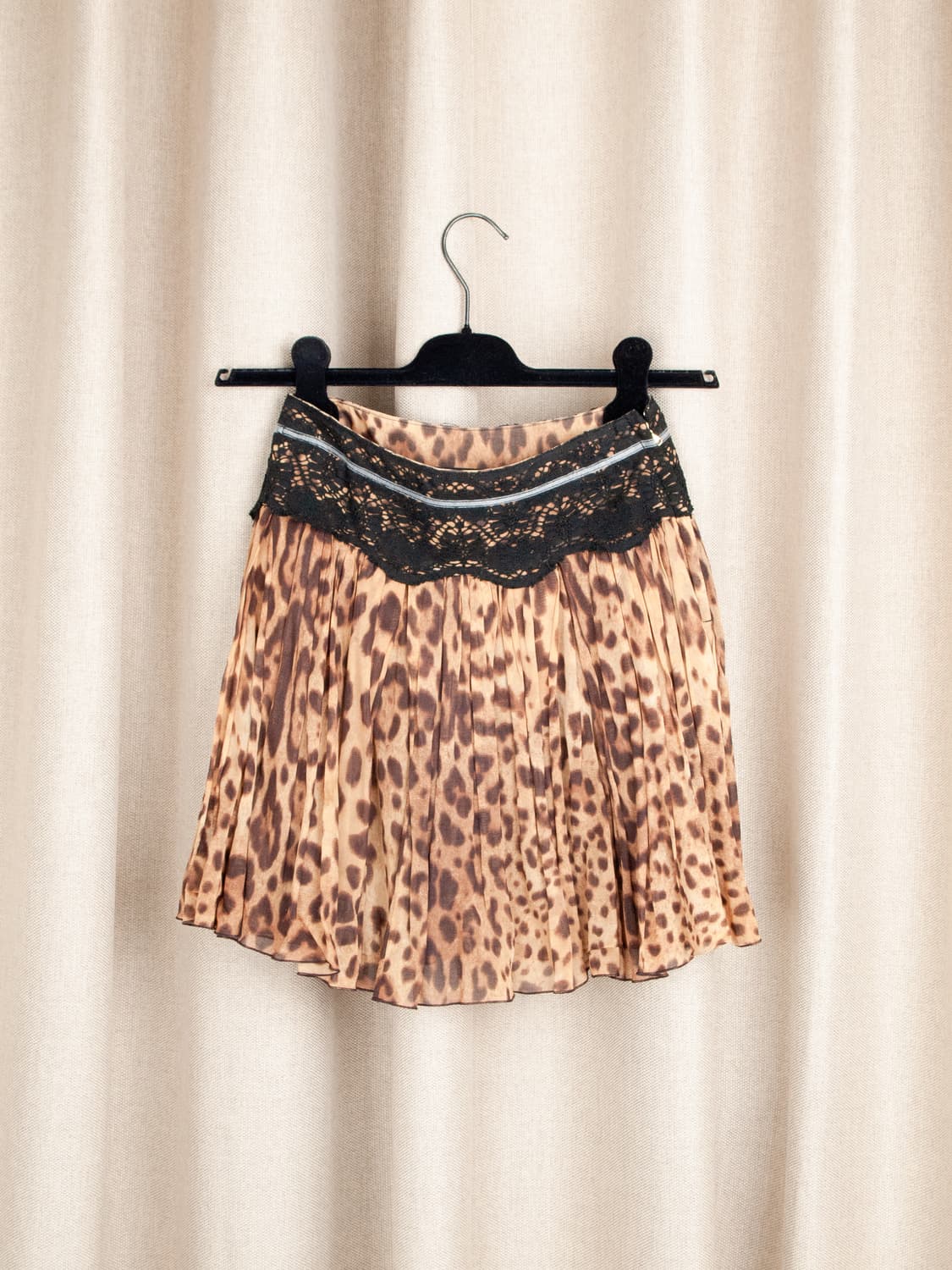 Lace Leopard Short Skirt 상품이미지1
