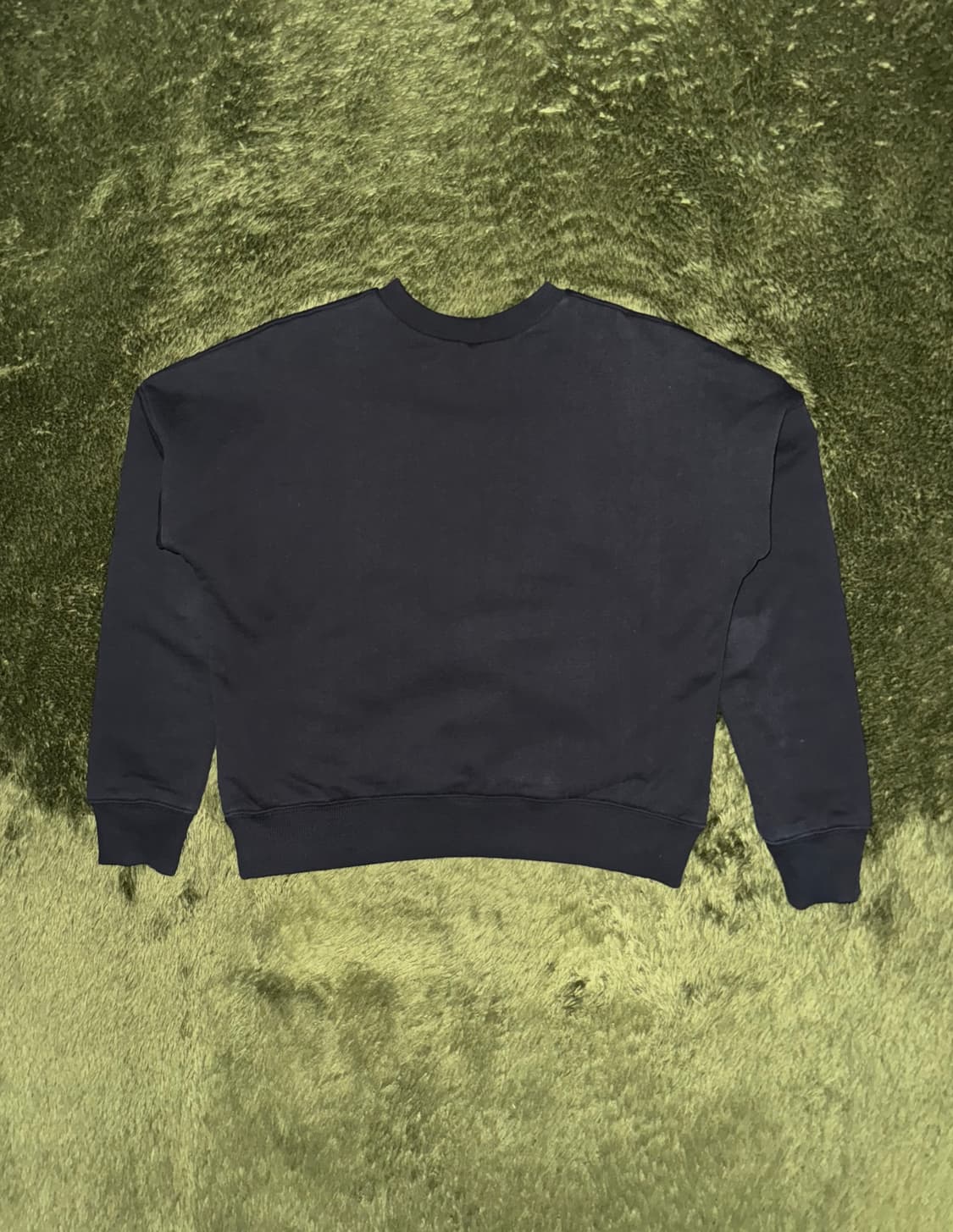 [36] 알렉산더 맥퀸 비즈 디테일 루즈 핏 스웻 셔츠 블랙 상품이미지7