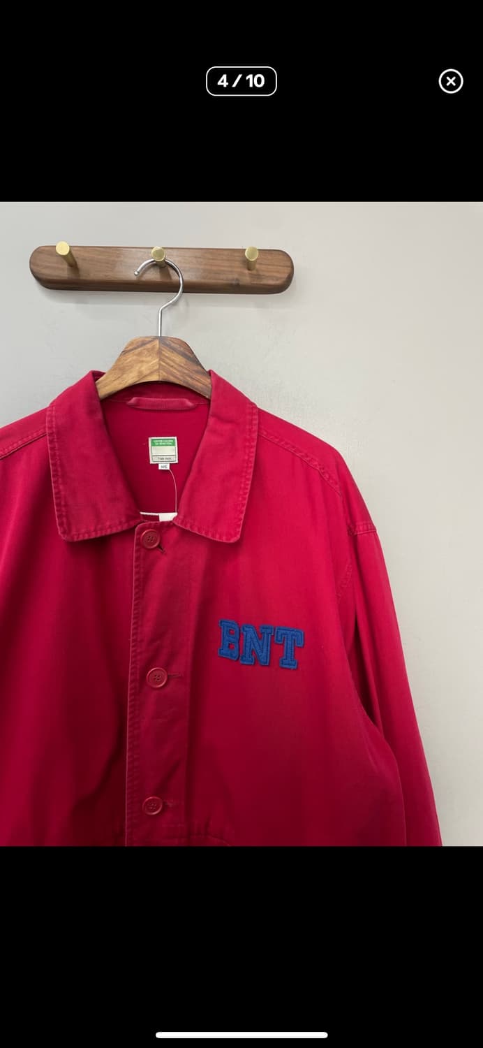 베네통 스펠아웃 레드 자켓 A3433 상품이미지3