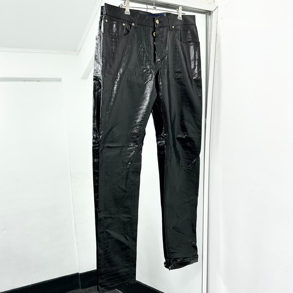 Noon Goons 눈군스 엘리게이터 레더 팬츠 상품이미지4