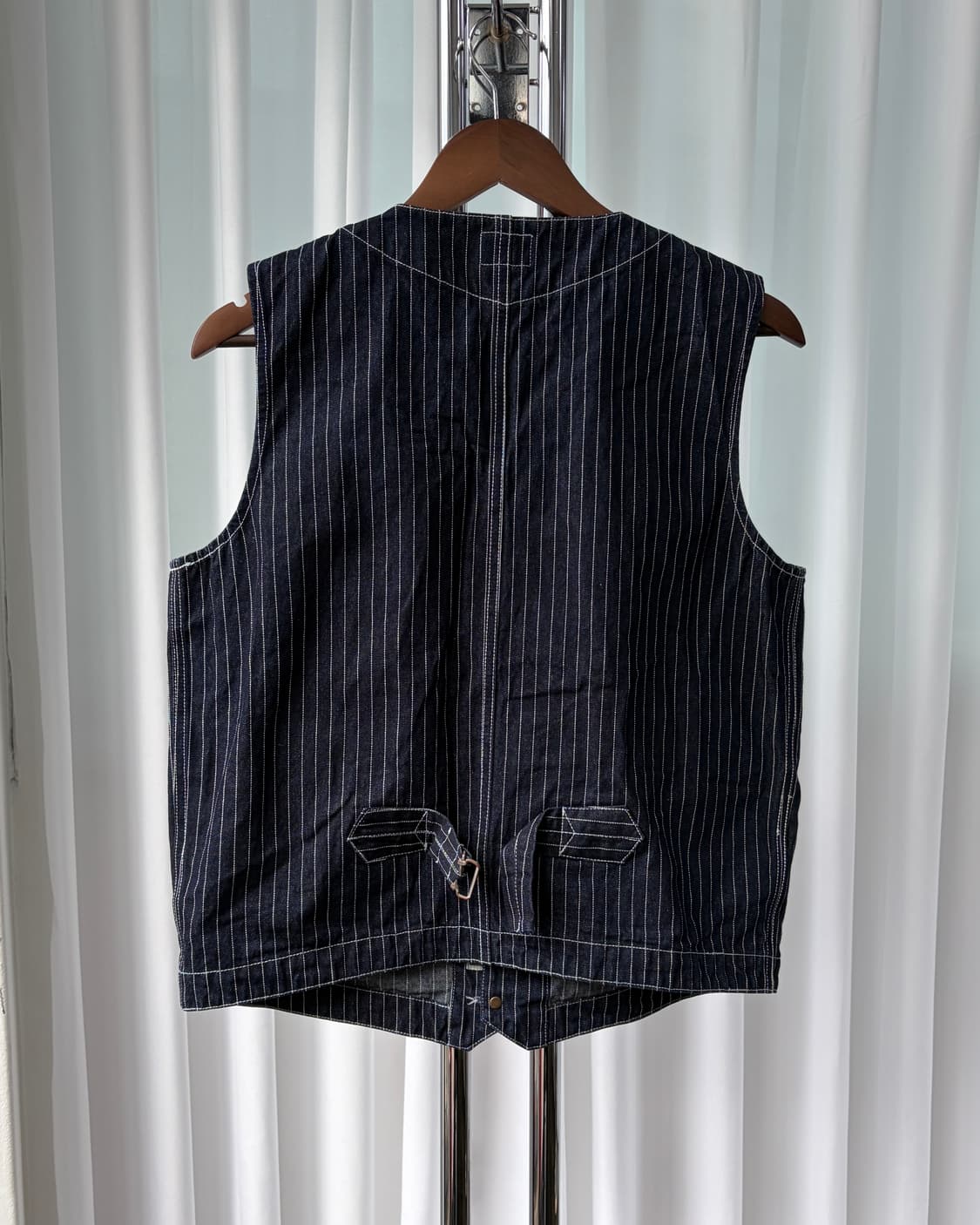 [XL]OKONKWO 오콘쿼 와바시 데님 워크 베스트 상품이미지2