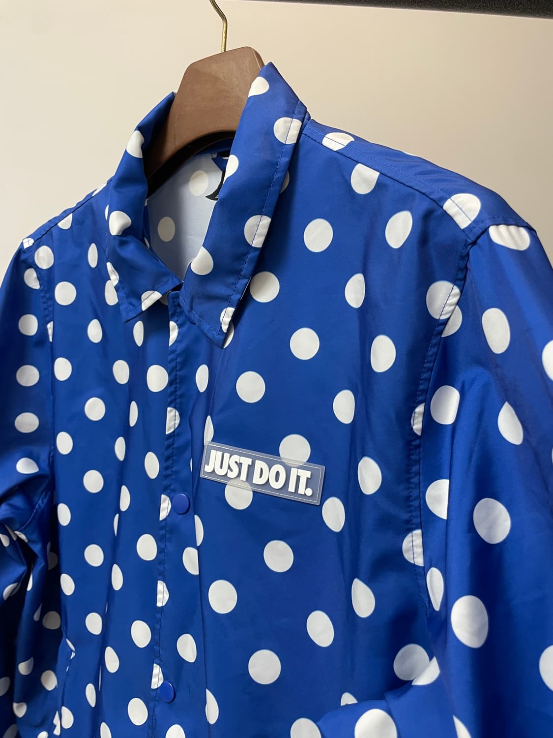 (XL) Nike 나이키 블루 도트 코치 자켓 상품이미지2