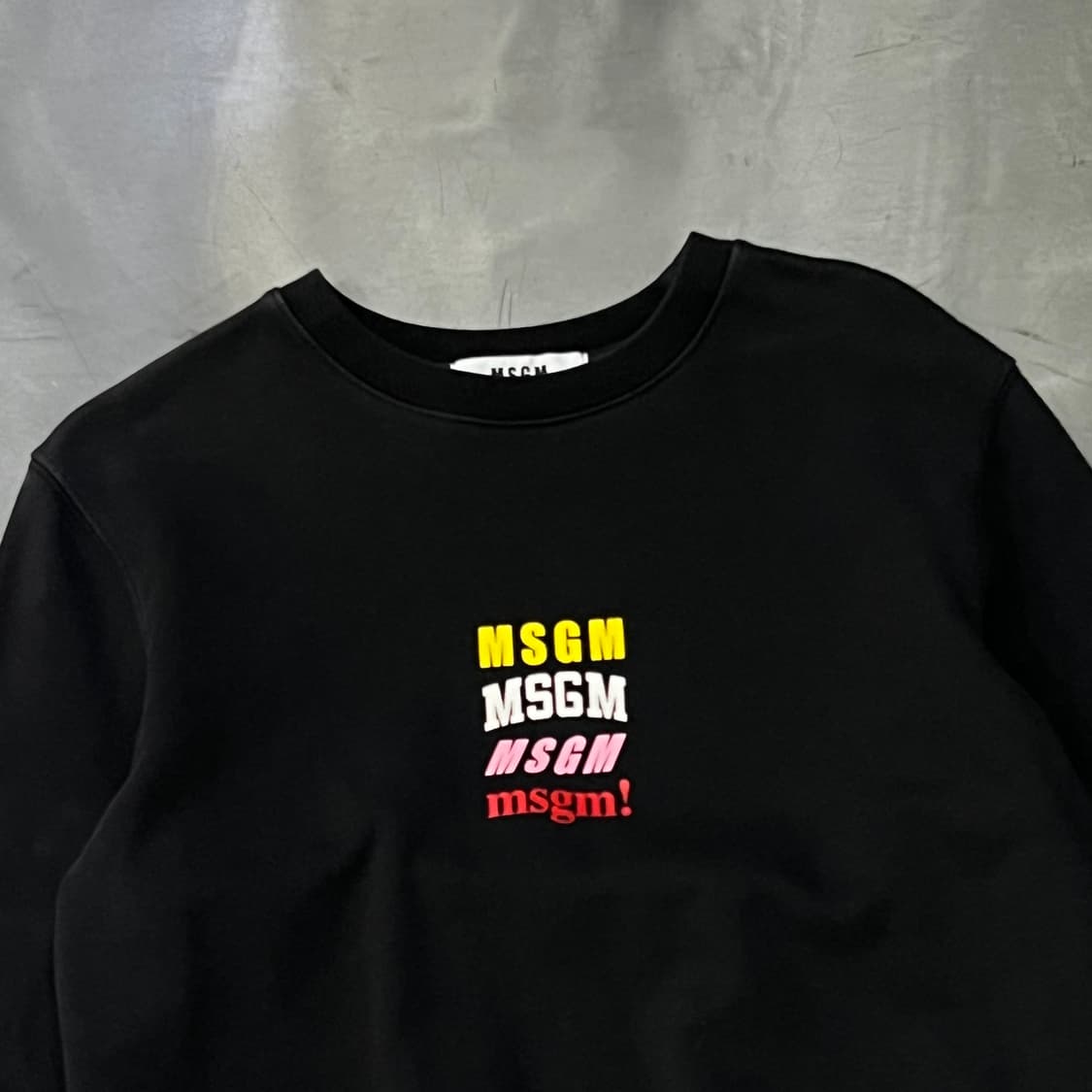  msgm 로고 맨투맨 y14419 상품이미지3