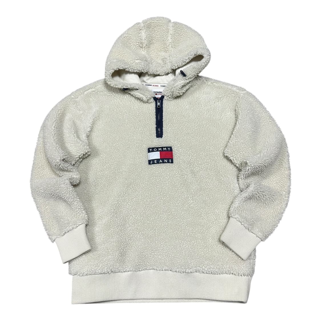 ✨ (바배) 타미 진스 뽀글이 쉐르파 후드 반집업  상품이미지1