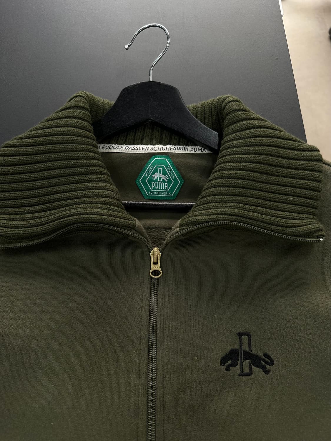 퓨마 OG Rudolf Dassler 하이넥 코튼골지집업 상품이미지8