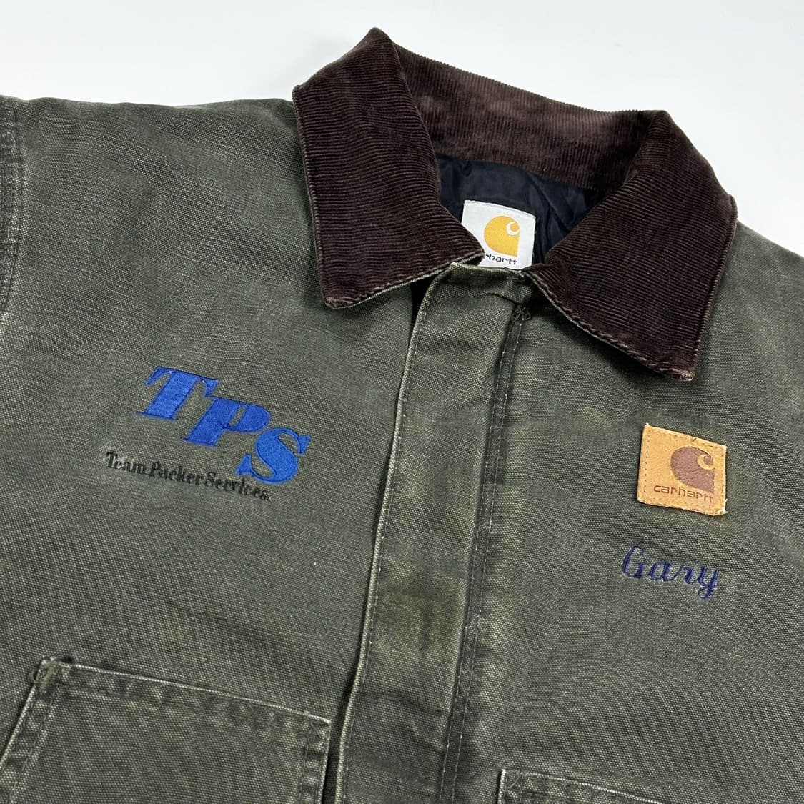 칼하트 오리지널 C03 모스그린 워크자켓 (L) 상품이미지4