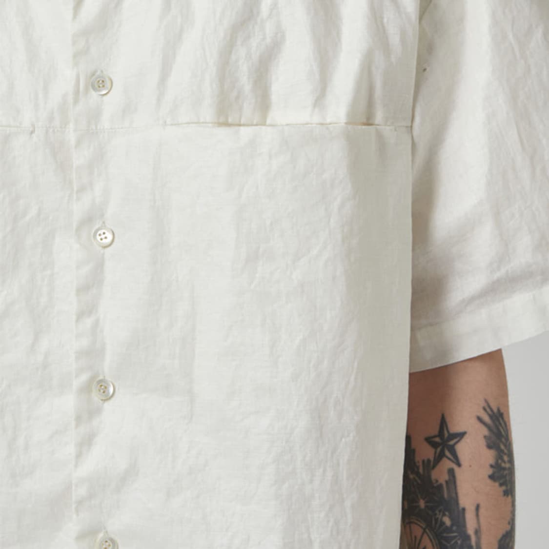 Waxed linen shirts Off White 상품이미지8