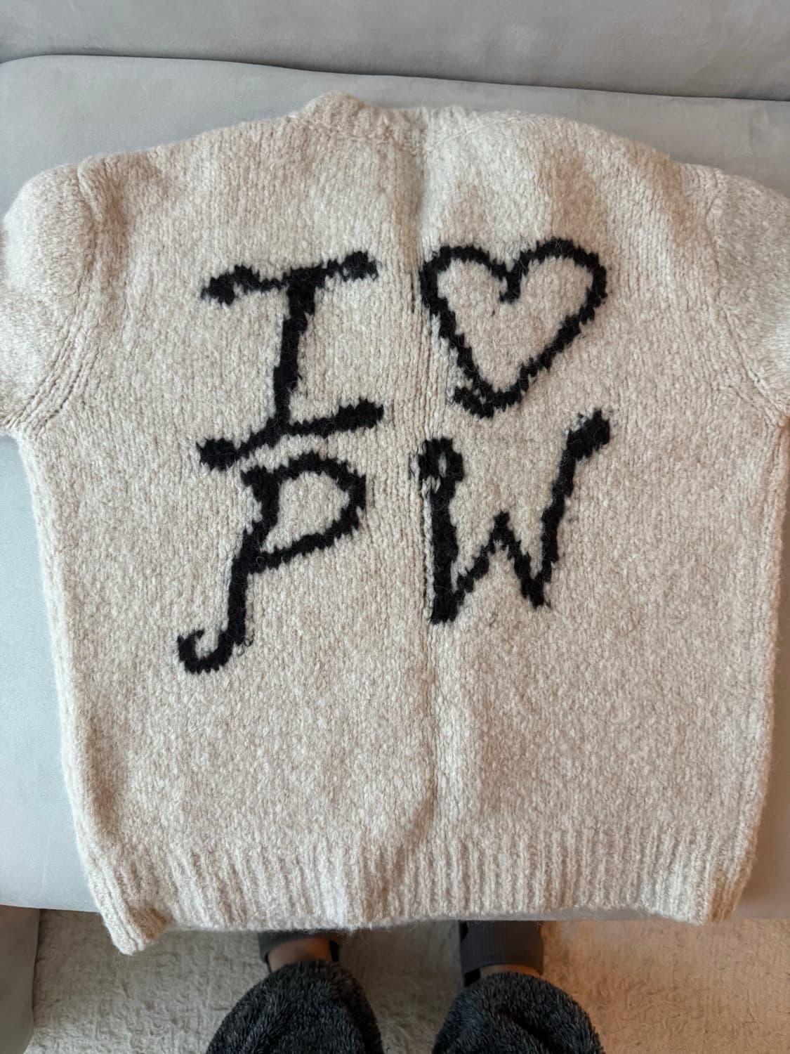 팔로마울 니트 아이보리 상품이미지1