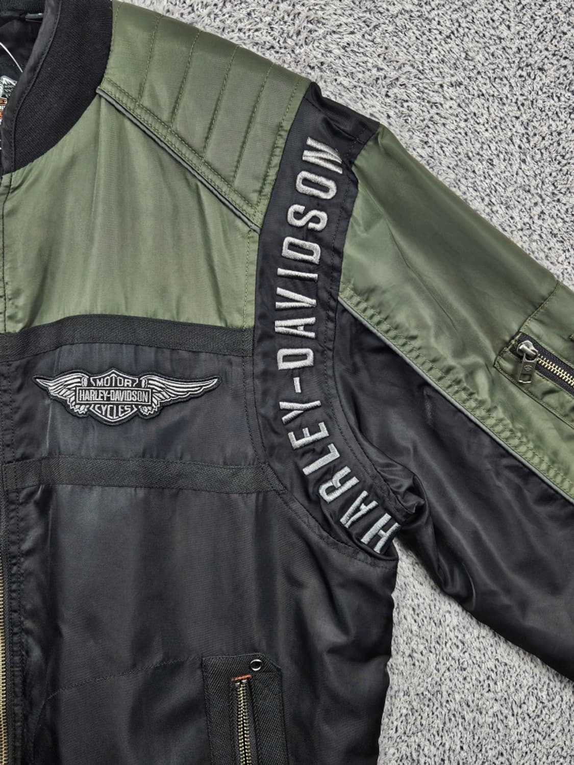 할리데이비슨 모터사이클 봄버 레이싱 자켓 ( L ) / 11670 상품이미지9