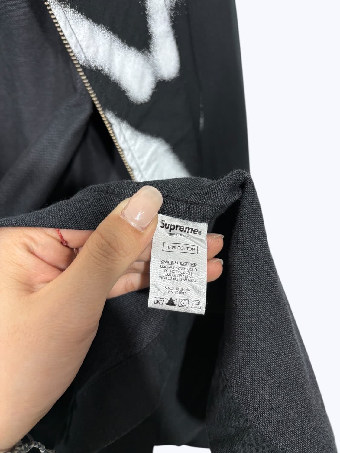 SUPREME x YOHJI YAMAMOTO skull spray jac 상품이미지8