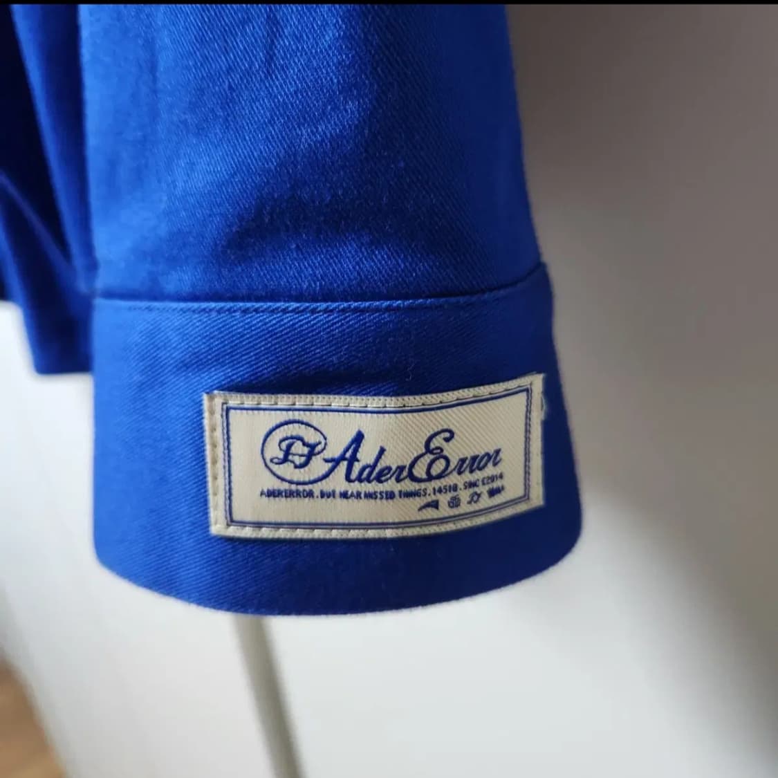 아더에러 스페릭 로고 셔츠 블루 A2 상품이미지5