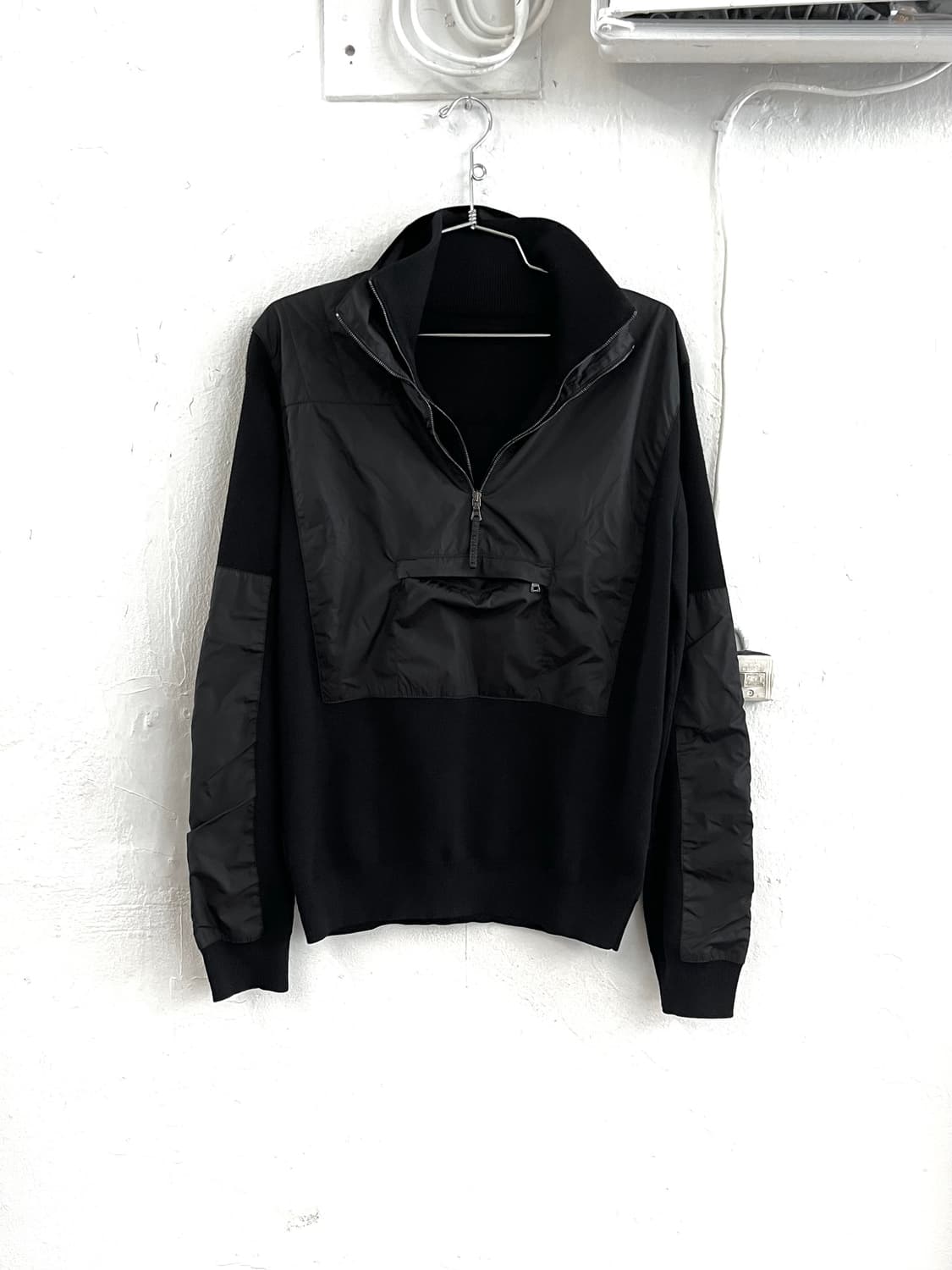 프라다 스포츠 2010AW 아카이브 유틸리티 울 니트 하프 집업 자켓 상품이미지6