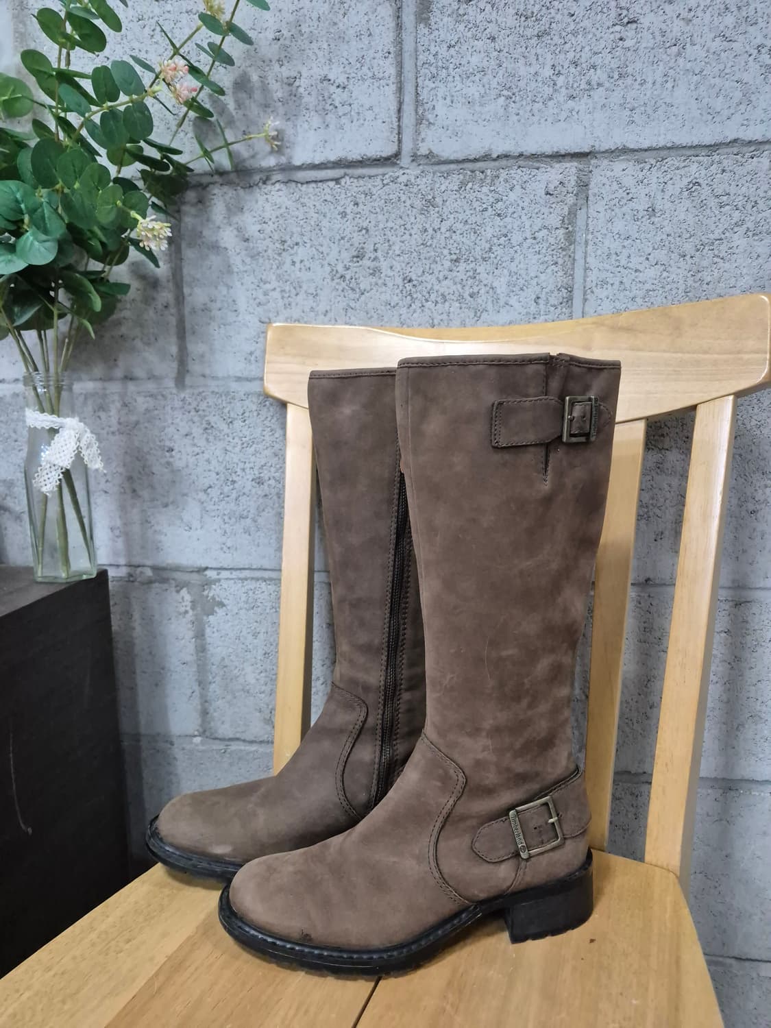 팀버랜드 가죽스웨이드 롱부츠 235 상품이미지1