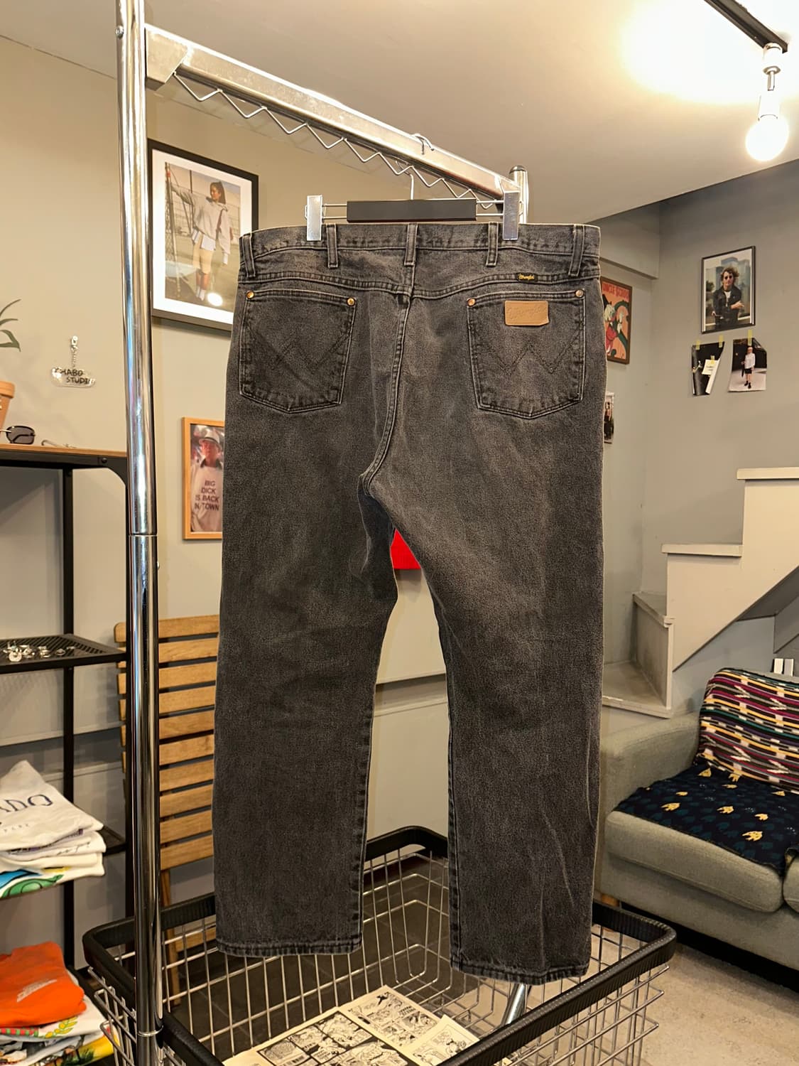 00’s Wrangler Mexico black washed denim  상품이미지8