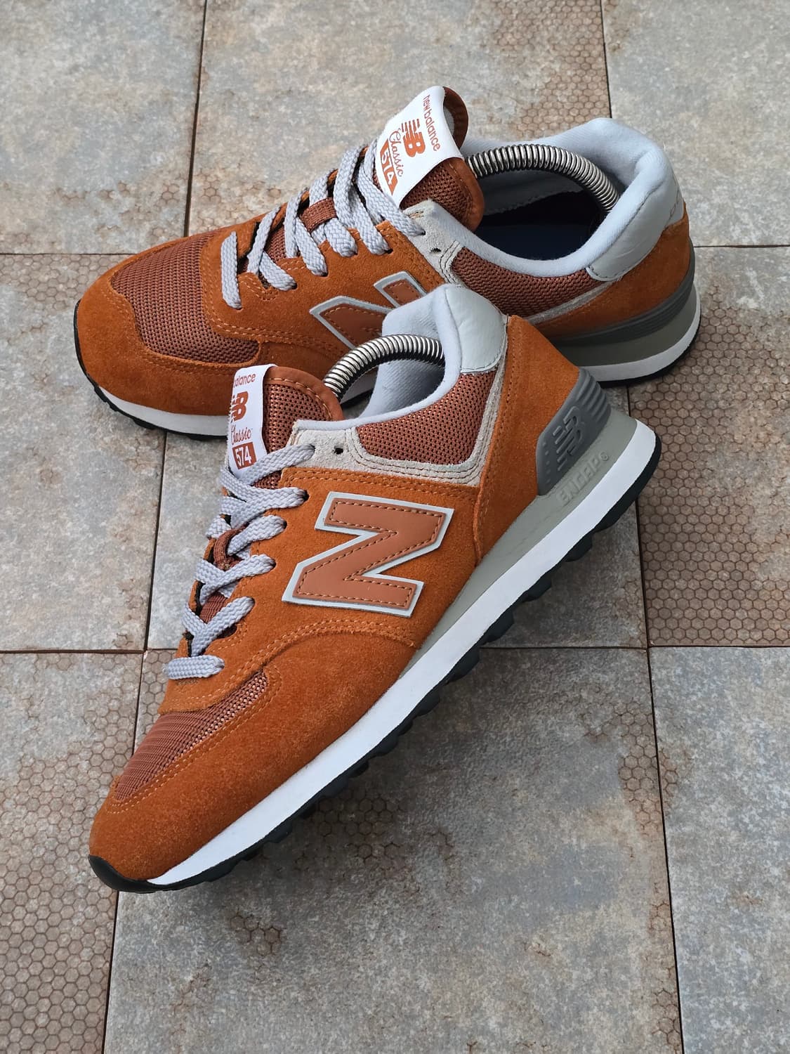 (240)뉴발란스 574 오렌지 상품이미지3