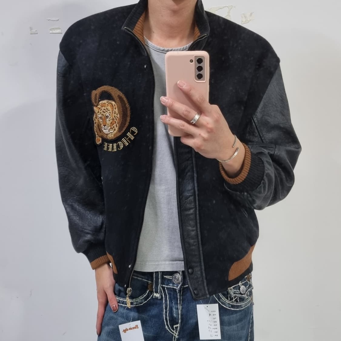 90'S 빈티지 바시티 자켓 상품이미지3