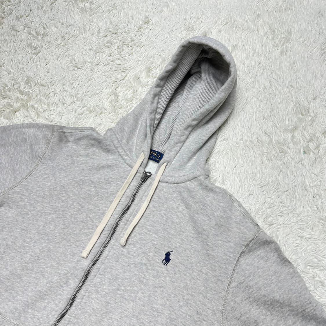 폴로 써멀 후드집업 (L) 상품이미지2
