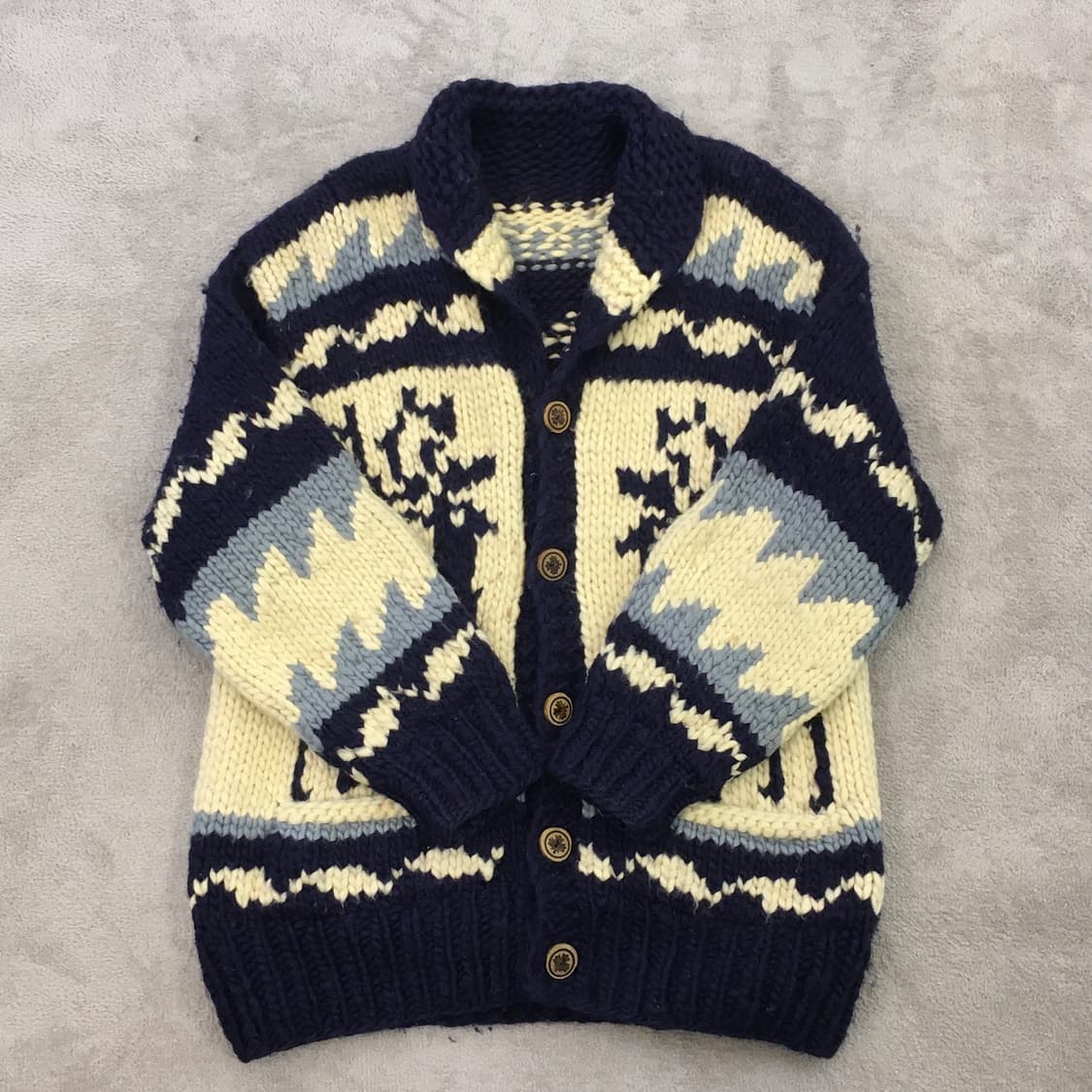 빈티지 캐나다 코위찬 가디건 상품이미지2