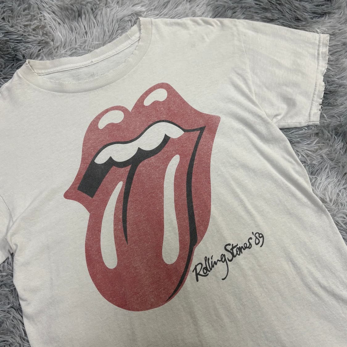 롤링스톤즈 1989 티셔츠 faded 상품이미지3