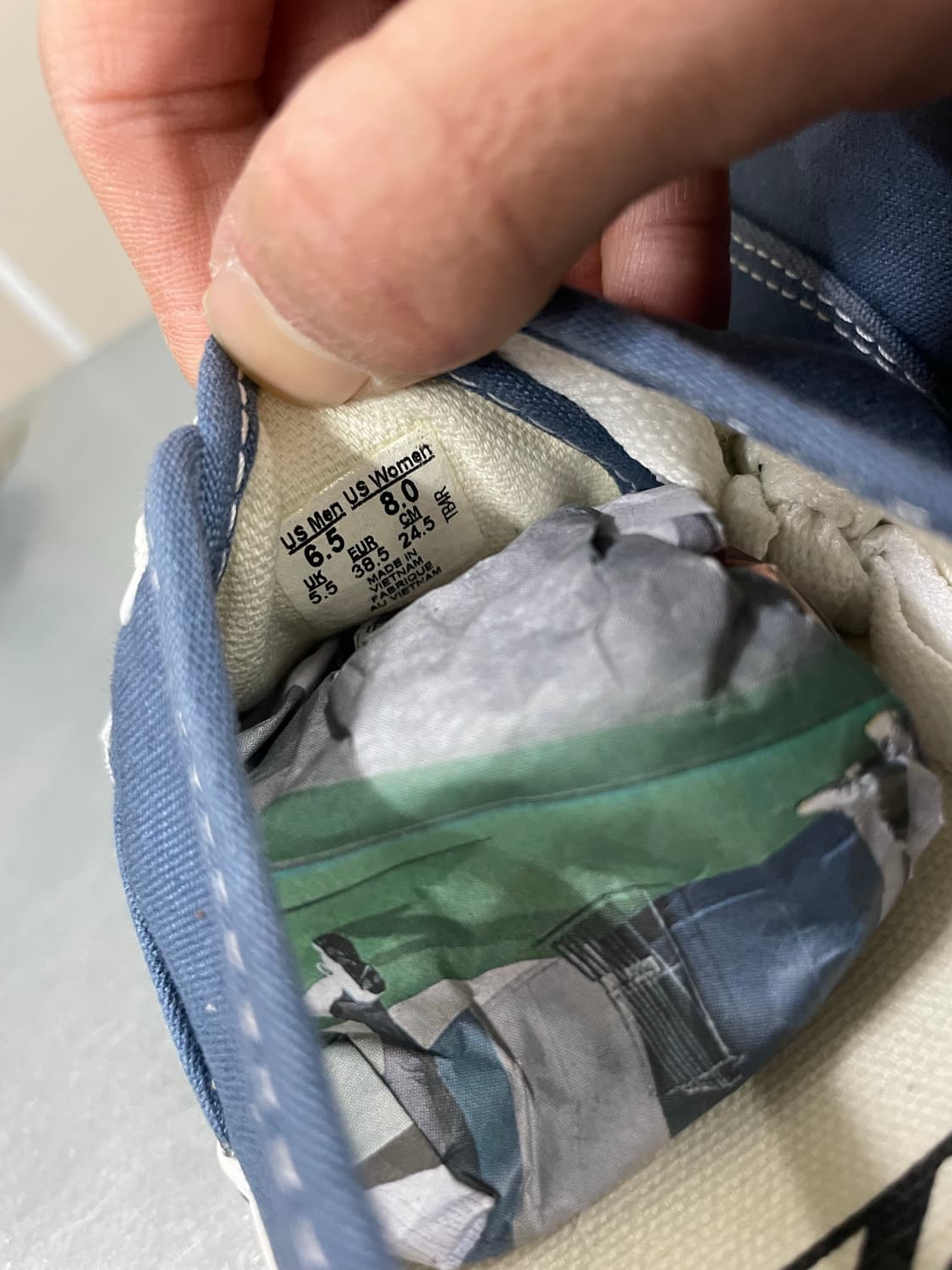 반스 어센틱 네이비 245 상품이미지9