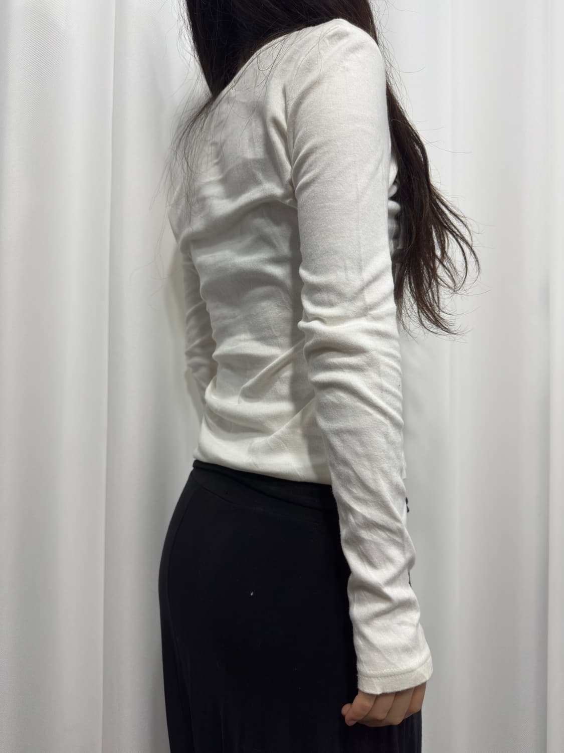 white printing top 상품이미지3