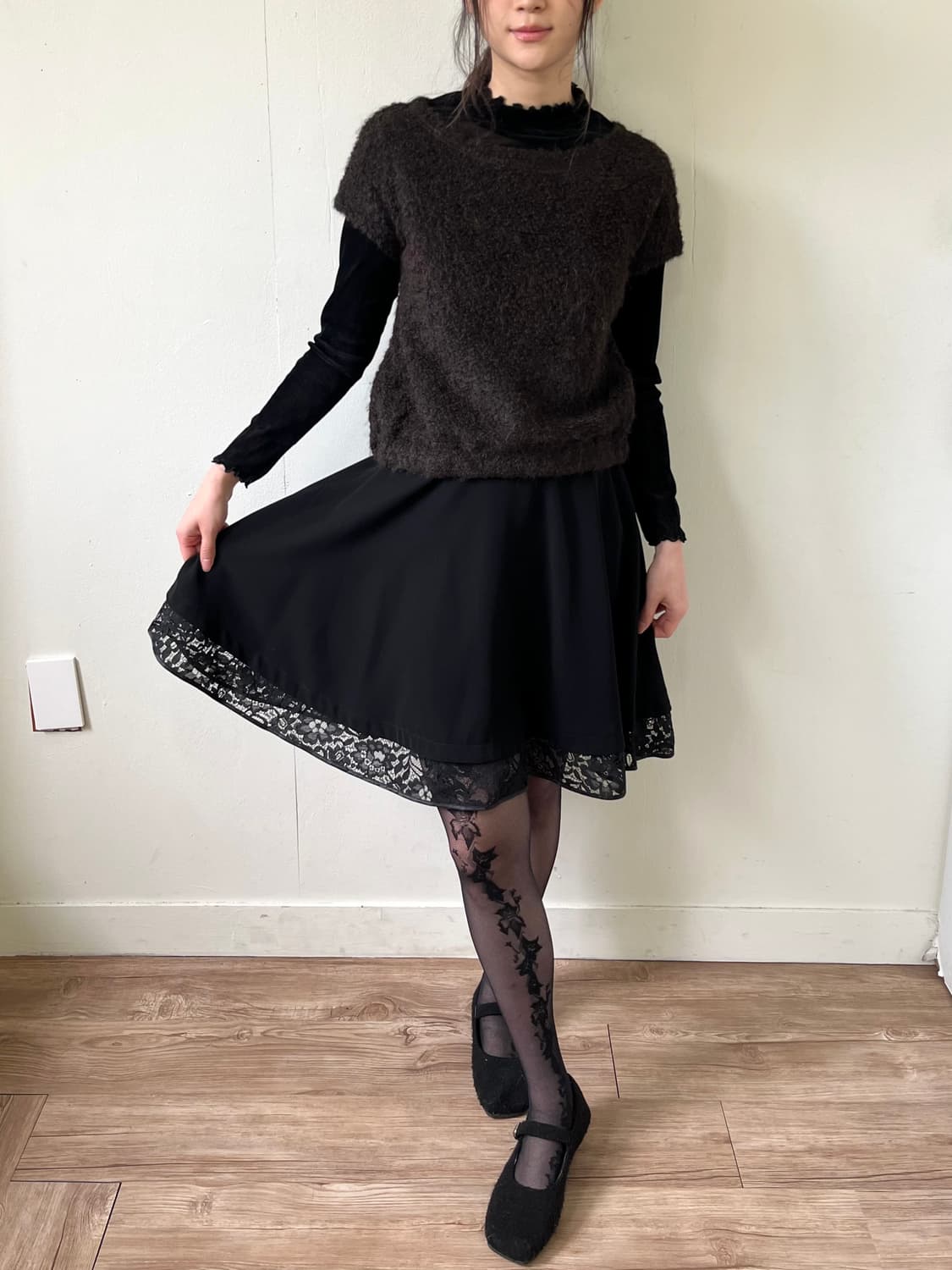 IKUKO 백 로브 스웨터 상품이미지6