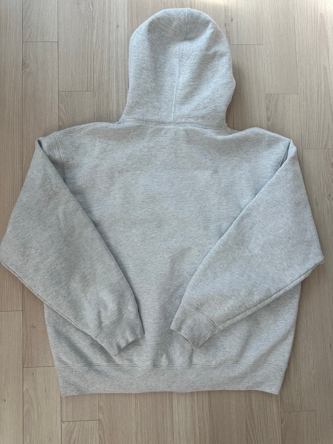 슈프림 스크립트 후드 스웨트셔츠 [애쉬 그레이-L] 23SS 상품이미지5