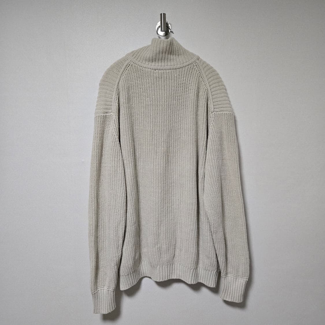 일꼬르소 오버 핏 모크넥 하프 집업 니트 / 남성 니트/ 남자 니트 상품이미지7