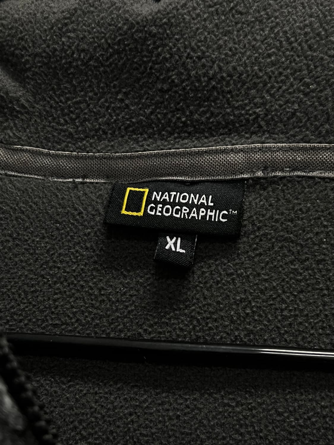 내셔널지오그래픽 양털 셰르파 뽀글이 후드집업 자켓 차콜 상품이미지4