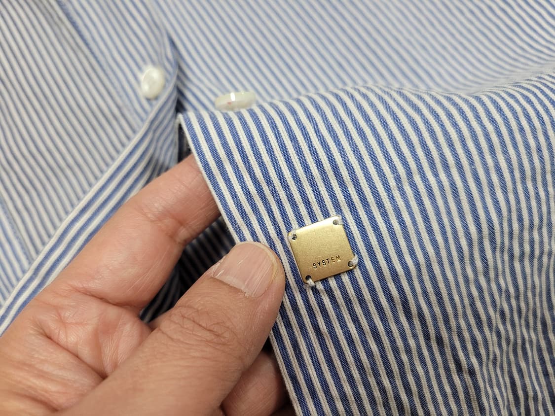 시스템(SYSTEM) 스트라이프 셔츠 55 상품이미지5