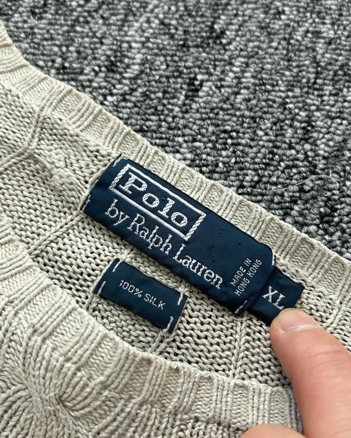 폴로 랄프로렌 케이블 실크 니트 상품이미지6