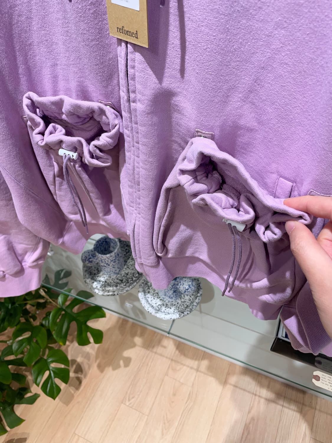 26SS 리포메드 kinchaku zip up hoodie 상품이미지4