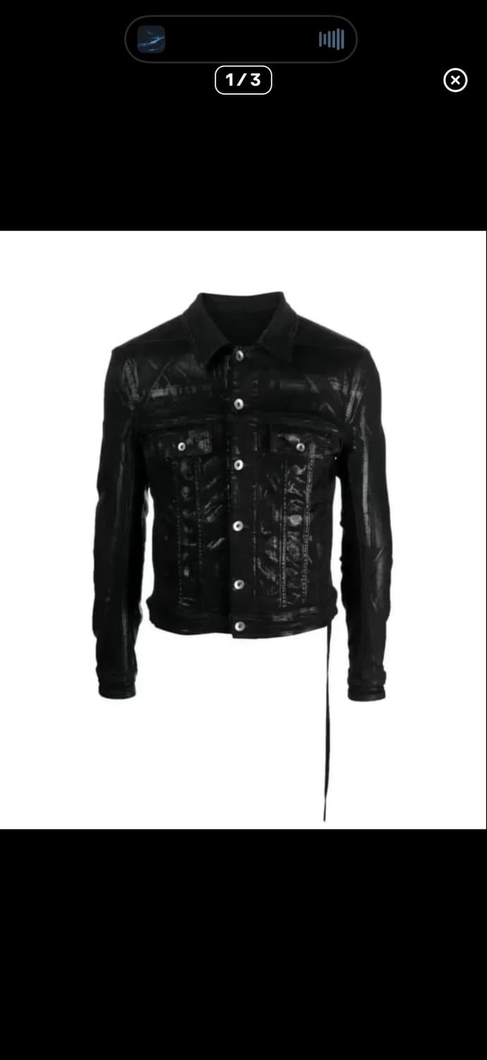 릭오웬스 sbf 트러커 자켓 L 구매합니다! 상품이미지1