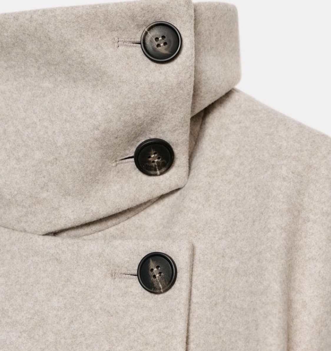 자라 하이넥 숏 코트 s 상품이미지3