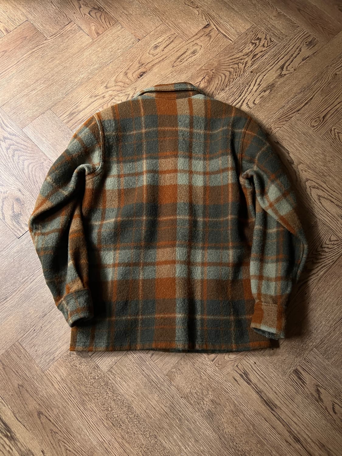 [S]70's 울리치 USA 우먼스 체크 울 셔츠 상품이미지6