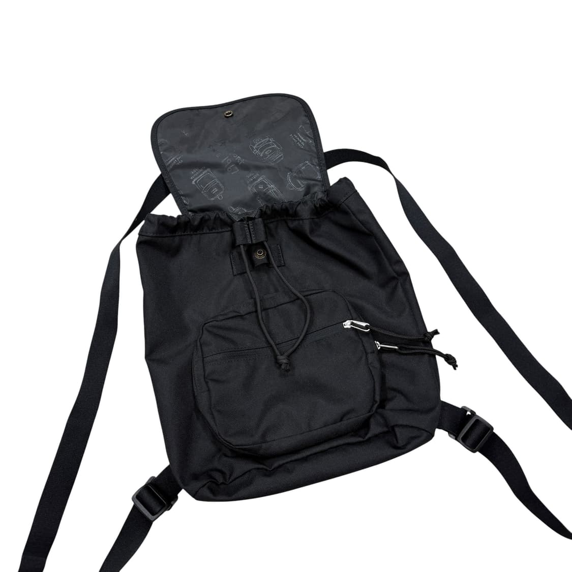 잔스포츠 하이랜드 스트링 미니 백팩 가방 블랙 상품이미지2